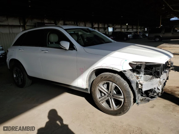 2020 Mercedes-Benz GLC with VIN W1N0G8DB2LF796301, listed as a Copart auction lot 46530175 with 51,070 mi miles and Salvage Title. Bid and sale history available at carsss.com. Image 4.