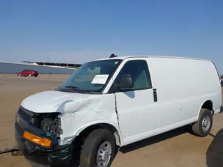 2024 Chevrolet Express Cargo with VIN 1GCWGAFP5R1282188, listed as a IAAI auction lot 42706483 with 10,116 mi miles and . Bid and sale history available at DreamBid. Image 15.