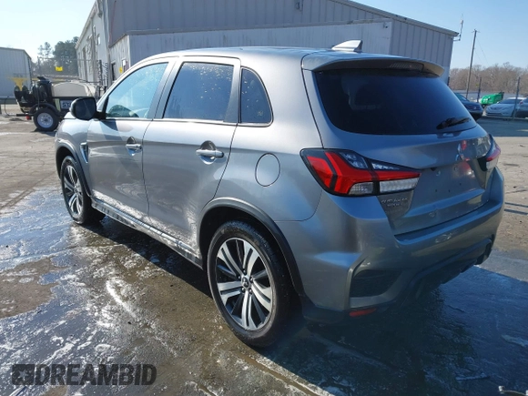 2020 Mitsubishi Outlander Sport ES 2.0 with VIN JA4AR3AU6LU020225, listed as a IAAI auction lot 41406233 with 95,885 mi miles. Bid and sale history available at carsss.com. Image 3.