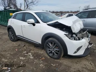 2016 Mazda CX-3 Grand Touring with VIN JM1DKBD72G0125977, listed as a Copart auction lot 45632555 with Not Provided miles and Salvage Title. Bid and sale history available at carsss.com. Image 4.