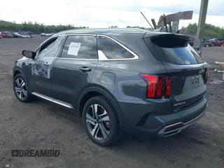 2023 Kia Sorento EX with VIN KNDRHDLG9P5159354, listed as a IAAI auction lot 42559220 with 34,733 mi miles and . Bid and sale history available at DreamBid. Image 3.