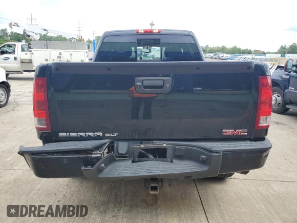 2013 GMC Sierra 1500 SLT with VIN 3GTP2WE72DG197661, listed as a Copart auction lot 60703615 with 132,503 mi miles and Salvage title. Bid and sale history available at DreamBid. Image 6.