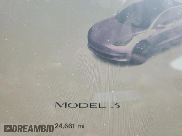 2023 Tesla Model 3 с VIN 5YJ3E1EA3PF406937, выставлен на аукционе Copart как лот 56355805 с пробегом 24 661 миль миль и Списание • Salvage title. История ставок и продаж доступна на DreamBid. Изображение 9.