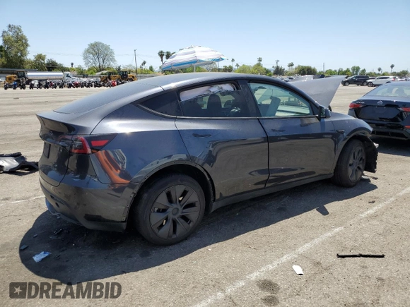 2024 Tesla Model Y с VIN 7SAYGDED5RF177307, выставлен на аукционе Copart как лот 57170315 с пробегом 14 726 миль миль и Списание • Salvage title. История ставок и продаж доступна на DreamBid. Изображение 3.
