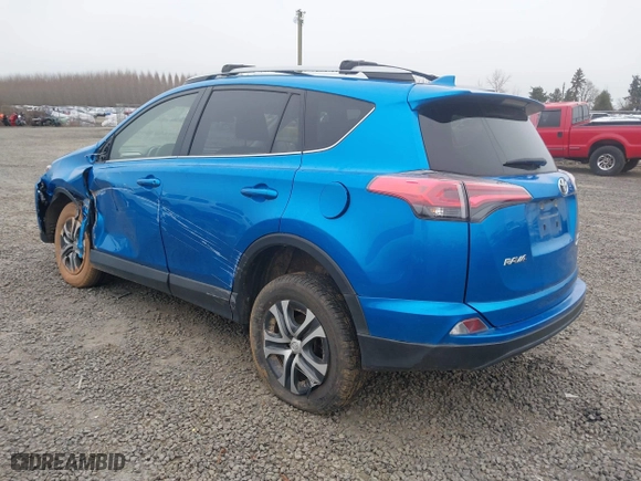 2018 Toyota RAV4 LE with VIN JTMBFREVXJJ739954, listed as a IAAI auction lot 41739873 with 13,726 mi miles. Bid and sale history available at carsss.com. Image 3.