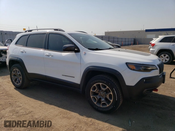 2020 Jeep Cherokee Trailhawk Elite z VIN 1C4PJMBN3LD537812, wystawiony jako Copart lot #73635994 z przebiegiem 43 496 mil mil oraz Czysty tytuł • Clean title. Historia ofert i sprzedaży dostępna na DreamBid. Obrazek 4.
