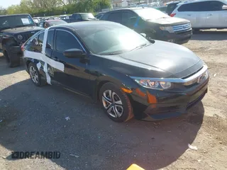 2018 Honda Civic LX with VIN 2HGFC2F52JH561461, listed as a IAAI auction lot 42030164 with 125,875 mi miles. Bid and sale history available at carsss.com. Image 1.
