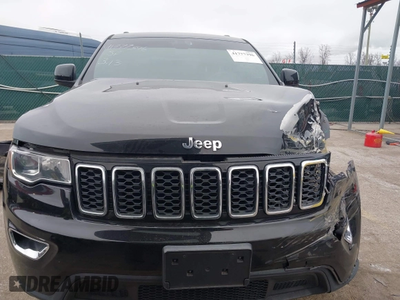 2017 Jeep Grand Cherokee Laredo with VIN 1C4RJFAG9HC714884, listed as a IAAI auction lot 41777396 with 85,440 mi miles. Bid and sale history available at carsss.com. Image 12.