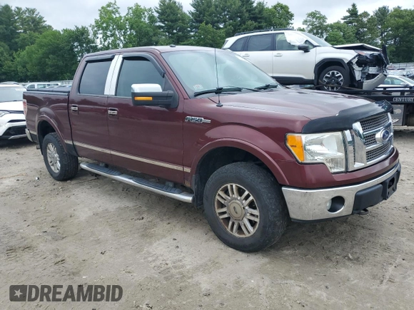 2010 Ford F-150 XL with VIN 1FTFW1EV3AFC86735, listed as a Copart auction lot 61460825 with 190,144 mi miles and Clean title. Bid and sale history available at DreamBid. Image 4.