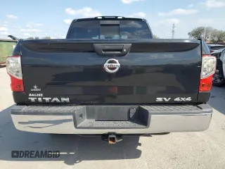2017 Nissan Titan S with VIN 1N6AA1EJ4HN571219, listed as a Copart auction lot 43154215 with 63,876 mi miles and Salvage Title. Bid and sale history available at carsss.com. Image 6.