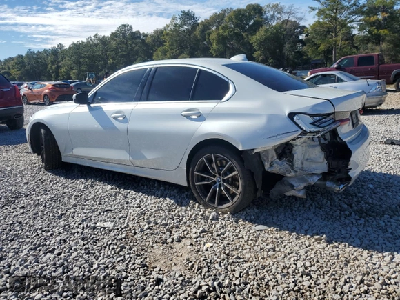 2021 BMW 3 Series 330i with VIN 3MW5R1J01M8B95759, listed as a Copart auction lot 87654485 with 73,864 mi miles and Salvage Title. Bid and sale history available at carsss.com. Image 2.
