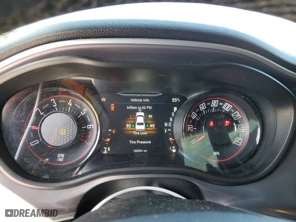 2019 Dodge Challenger GT with VIN 2C3CDZJG2KH667950, listed as a Copart auction lot 48680575 with 102,941 mi miles and Salvage Title. Bid and sale history available at carsss.com. Image 9.