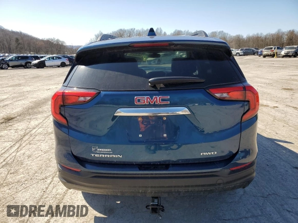 2019 GMC Terrain SLE with VIN 3GKALTEV6KL355704, listed as a Copart auction lot 50645875 with 75,463 mi miles and Salvage Title. Bid and sale history available at DreamBid. Image 6.