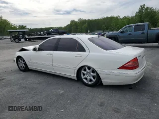 2005 Mercedes-Benz S 500 z VIN WDBNG84J15A459282, wystawiony jako Copart lot #58610135 z przebiegiem 139 775 mil mil oraz Szkoda całkowita • Salvage title. Historia ofert i sprzedaży dostępna na DreamBid. Obrazek 2.