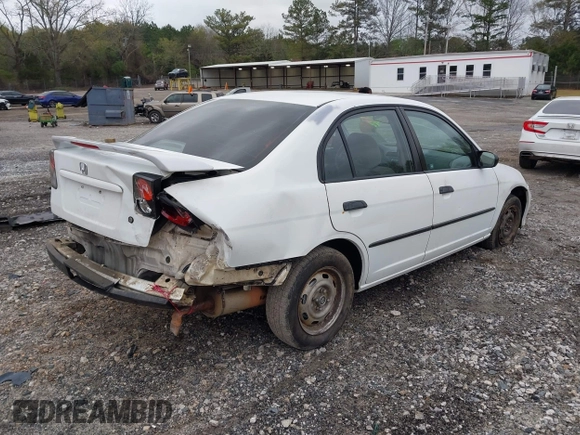 2004 Honda Civic VP with VIN 2HGES16334H611425, listed as a IAAI auction lot 41909272 with 196,304 mi miles. Bid and sale history available at carsss.com. Image 4.
