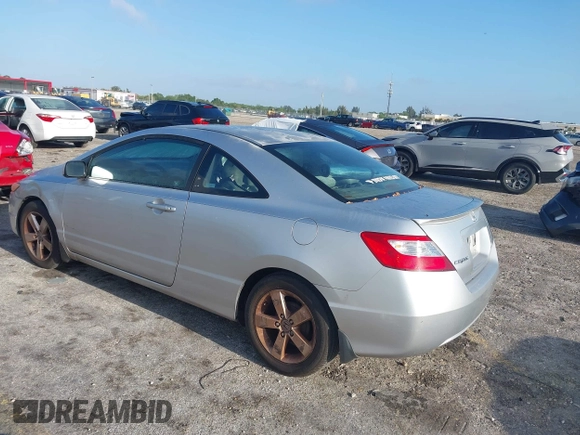 2008 Honda Civic Cpe LX with VIN 2HGFG126X8H549596, listed as a IAAI auction lot 41944130 with 116,336 mi miles. Bid and sale history available at carsss.com. Image 3.