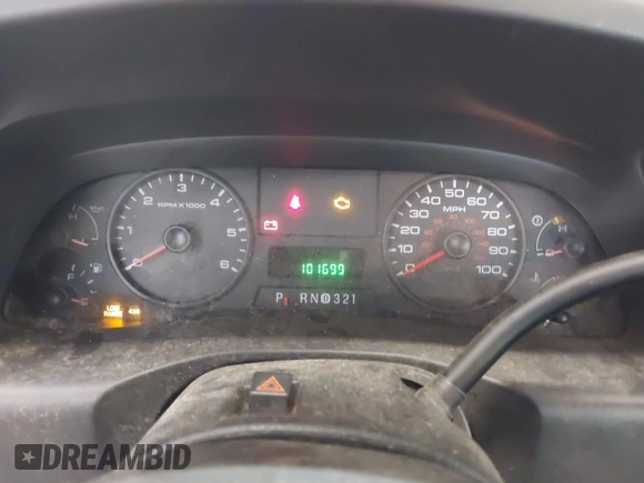 2005 Ford F-250 XL with VIN 1FTNF21575EB34458, listed as a IAAI auction lot 42688465 with 101,699 mi miles and . Bid and sale history available at DreamBid. Image 7.