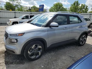 2022 Hyundai Venue SEL z VIN KMHRC8A36NU199833, wystawiony jako Copart lot #55741755 z przebiegiem 17 974 mil mil oraz Szkoda całkowita • Salvage title. Historia ofert i sprzedaży dostępna na DreamBid. Obrazek 1.