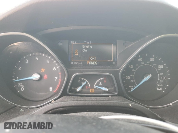 2017 Ford Focus Titanium с VIN 1FADP3N2XHL283063, выставлен на аукционе Copart как лот 54584085 с пробегом 80 822 миль миль и Списание • Salvage title. История ставок и продаж доступна на DreamBid. Изображение 9.