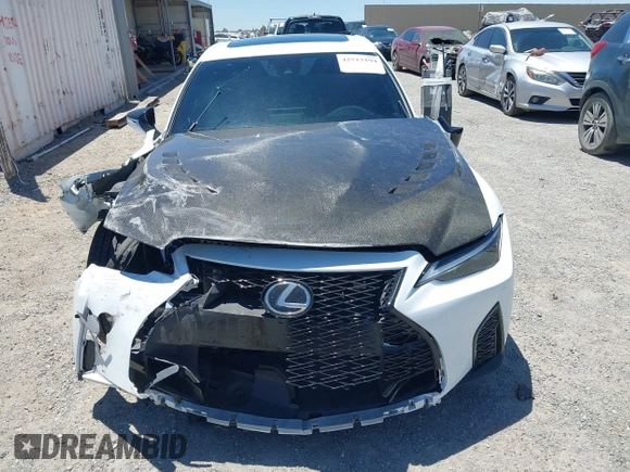 2023 Lexus IS 350 F Sport with VIN JTHGZ1B26P5071160, listed as a IAAI auction lot 42513194 with 43,539 mi miles and . Bid and sale history available at DreamBid. Image 12.