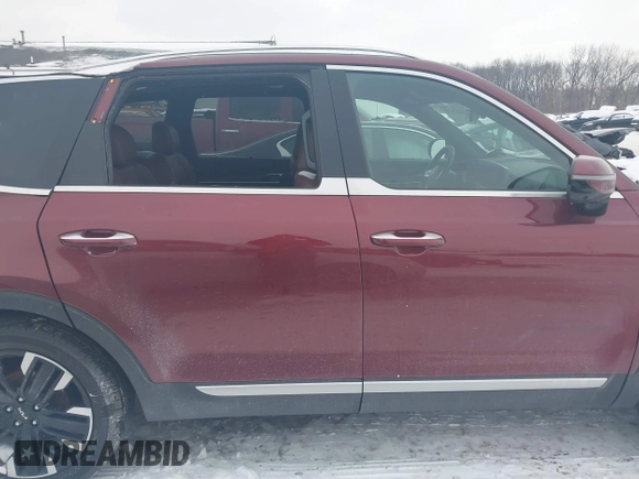 2023 Kia Telluride SX Prestige X-Pro with VIN 5XYP5DGC3PG366935, listed as a IAAI auction lot 41257675 with 23,943 mi miles and . Bid and sale history available at DreamBid. Image 13.