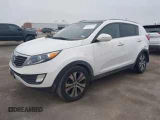 2011 Kia Sportage EX with VIN KNDPC3A23B7111160, listed as a IAAI auction lot 41555686 with 236,672 mi miles. Bid and sale history available at carsss.com. Image 2.