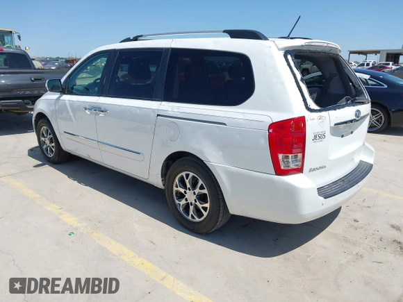 2014 Kia Sedona EX with VIN KNDMH4C76E6554982, listed as a IAAI auction lot 41980362 with 164,380 mi miles and . Bid and sale history available at DreamBid. Image 3.