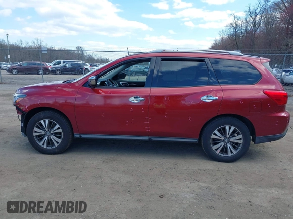 2017 Nissan Pathfinder SV with VIN 5N1DR2MN9HC665042, listed as a IAAI auction lot 41869485 with 117,384 mi miles and . Bid and sale history available at DreamBid. Image 14.