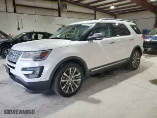 2017 Ford Explorer Platinum with VIN 1FM5K8HT2HGB27733, listed as a Copart auction lot 51491445 with 117,781 mi miles and Salvage Title. Bid and sale history available at carsss.com. Image 1.