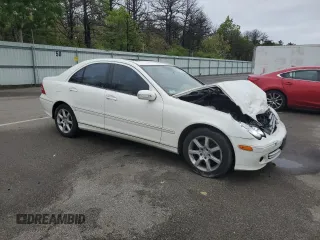 2007 Mercedes-Benz C 280 Luxury with VIN WDBRF92HX7F891031, listed as a Copart auction lot 57889315 with 168,789 mi miles and Salvage title. Bid and sale history available at DreamBid. Image 4.