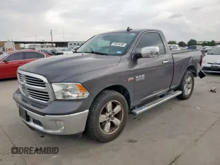2015 Ram 1500 Big Horn с VIN 3C6JR6BT1FG644896, выставлен на аукционе Copart как лот 63634205 с пробегом 89 660 миль миль и Списание • Salvage title. История ставок и продаж доступна на DreamBid. Изображение 1.