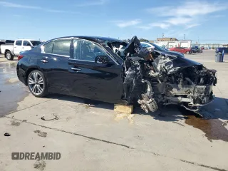 2021 Infiniti Q50 Signature Edition with VIN JN1EV7CPXMM700442, listed as a Copart auction lot 77664694 with Not provided miles and Non repairable. Bid and sale history available at DreamBid. Image 4.