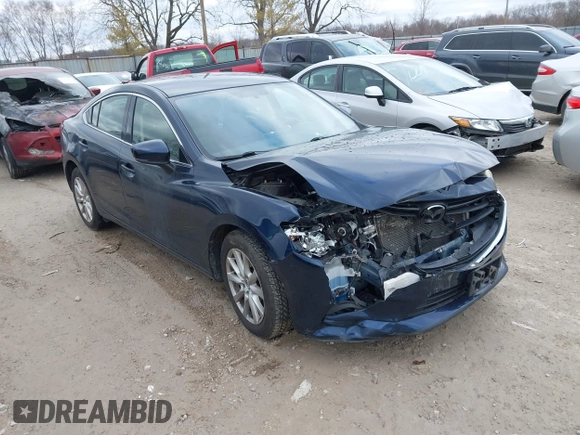 2017 Mazda Mazda6 Sport with VIN JM1GL1U57H1134317, listed as a IAAI auction lot 41717641 with 53,870 mi miles. Bid and sale history available at carsss.com. Image 1.