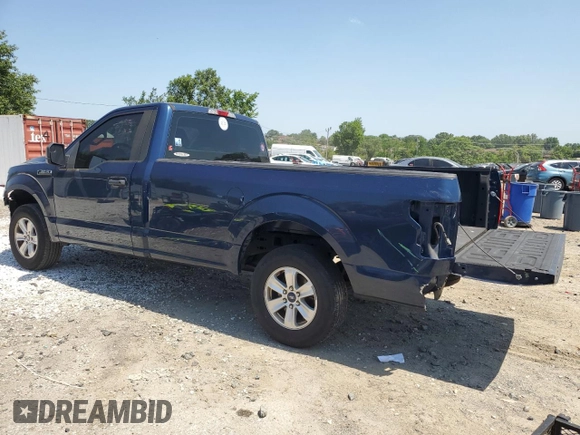 2018 Ford F-150 XL with VIN 1FTMF1CB1JKF33743, listed as a Copart auction lot 62007515 with 41,032 mi miles and Salvage title. Bid and sale history available at DreamBid. Image 2.