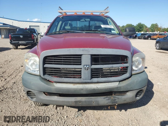 2009 Dodge Ram 2500 ST with VIN 3D7KS26T29G537466, listed as a Copart auction lot 74461734 with 128,141 mi miles and Clean Title. Bid and sale history available at carsss.com. Image 5.