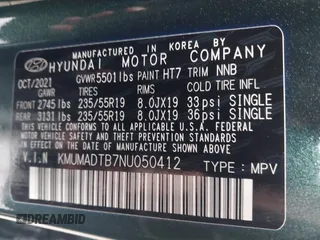 2022 Genesis GV70 2.5T с VIN KMUMADTB7NU050412, выставлен на аукционе IAAI как лот 41637025 с пробегом 53 407 миль миль и . История ставок и продаж доступна на DreamBid. Изображение 9.