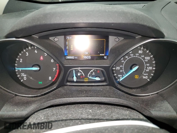 2017 Ford Escape S with VIN 1FMCU0F79HUC26012, listed as a Copart auction lot 65235285 with 98,682 mi miles and Salvage title. Bid and sale history available at DreamBid. Image 9.