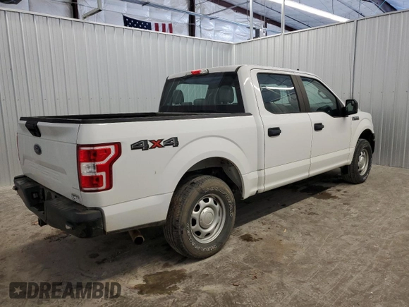 2020 Ford F-150 XL with VIN 1FTEW1EP2LFB38222, listed as a Copart auction lot 44564885 with Not Provided miles and Salvage Title. Bid and sale history available at carsss.com. Image 3.