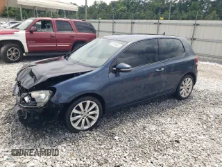 2012 Volkswagen Golf TDI w/Sunroof & Nav with VIN WVWBM7AJ0CW341333, listed as a Copart auction lot 60705065 with 123,222 mi miles and Salvage title. Bid and sale history available at DreamBid. Image 1.