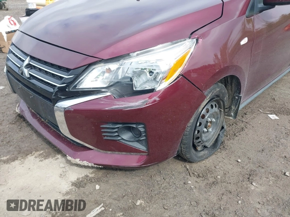 2024 Mitsubishi Mirage ES with VIN ML32AUHJ6RH002301, listed as a IAAI auction lot 42363493 with 13,949 mi miles and . Bid and sale history available at DreamBid. Image 6.