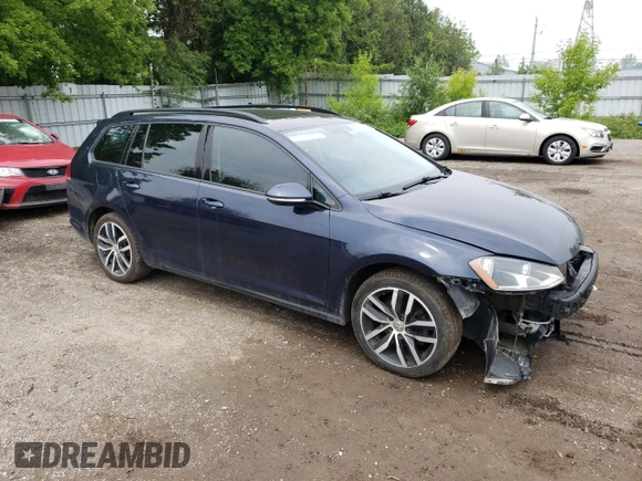 2017 Volkswagen Golf S with VIN 3VW017AU9HM542386, listed as a Copart auction lot 59942175 with 185,613 mi miles and Salvage title. Bid and sale history available at DreamBid. Image 4.