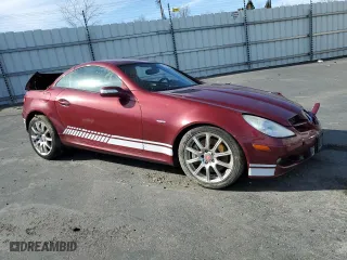 2007 Mercedes-Benz SLK-Class 3.5L with VIN WDBWK56F47F138157, listed as a Copart auction lot 44278645 with 84,704 mi miles and Salvage Title. Bid and sale history available at carsss.com. Image 4.