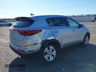 2017 Kia Sportage LX with VIN KNDPM3AC4H7194371, listed as a IAAI auction lot 41774995 with 110,720 mi miles. Bid and sale history available at carsss.com. Image 6.