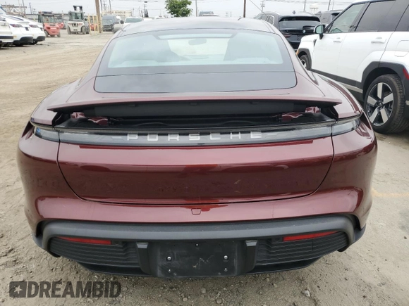 2022 Porsche Taycan 4S with VIN WP0AB2Y16NSA45160, listed as a Copart auction lot 55658565 with 30,165 mi miles and Salvage Title. Bid and sale history available at DreamBid. Image 6.