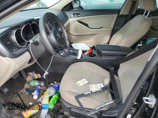2014 Kia Optima LX z VIN 5XXGM4A79EG331820, wystawiony jako Copart lot #55628945 z przebiegiem Nie podano mil oraz Szkoda całkowita • Salvage title. Historia ofert i sprzedaży dostępna na DreamBid. Obrazek 7.