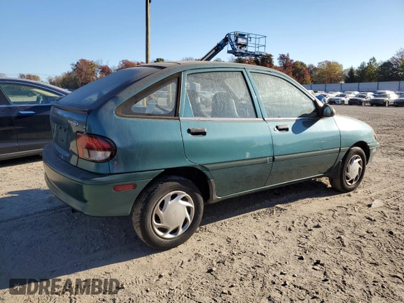 1996 Ford Aspire z VIN KNJLT06H0T6195551, wystawiony jako Copart lot #79450694 z przebiegiem 887 992 mil mil oraz Czysty tytuł • Clean title. Historia ofert i sprzedaży dostępna na DreamBid. Obrazek 3.