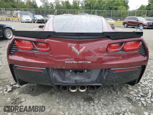 2019 Chevrolet Corvette Grand Sport 2LT with VIN 1G1YY2D70K5103755, listed as a Copart auction lot 72778344 with 0 mi miles and Salvage Title. Bid and sale history available at carsss.com. Image 6.