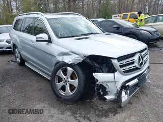 2017 Mercedes-Benz GLS 450 with VIN 4JGDF6EE9HA787099, listed as a IAAI auction lot 41971505 with 80,159 mi miles and . Bid and sale history available at DreamBid. Image 6.