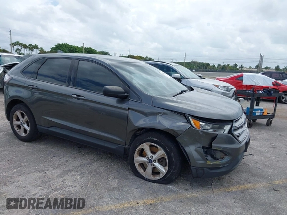 2015 Ford Edge SE with VIN 2FMTK4G9XFBC19439, listed as a IAAI auction lot 41962916 with 147,013 mi miles and . Bid and sale history available at DreamBid. Image 1.