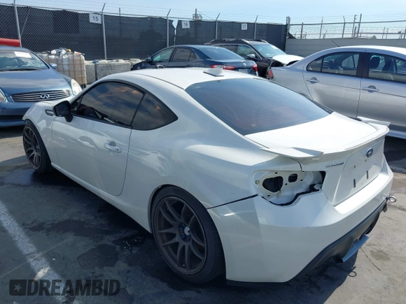 2013 Subaru BRZ Limited with VIN JF1ZCAC16D1605381, listed as a IAAI auction lot 38759632 with 95,017 mi miles and . Bid and sale history available at DreamBid. Image 3.
